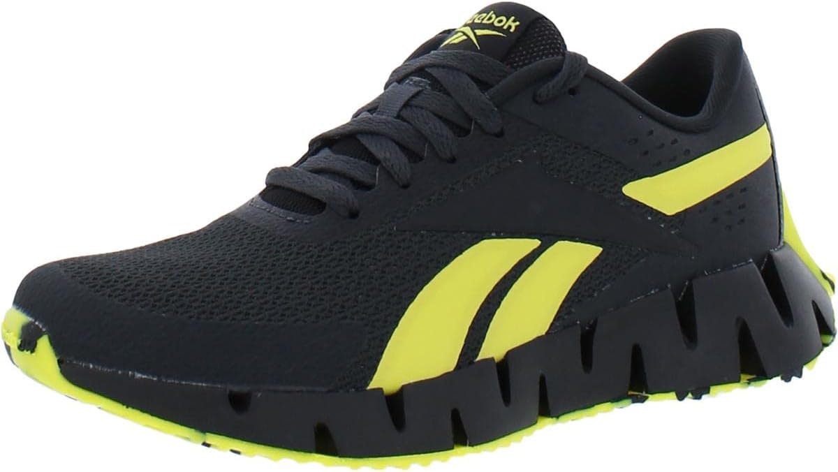 

Детские кроссовки Reebok Zig Dynamica 2.0 для девочек (старший возраст), черный/желтый/серый
