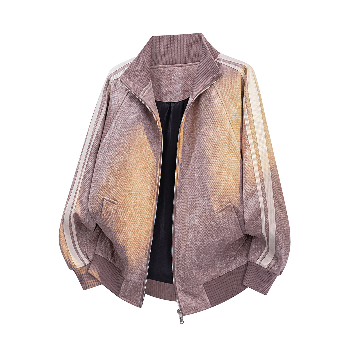 

Куртка Unisex Stand Collar Moderate Pilot X1617, denim розовый