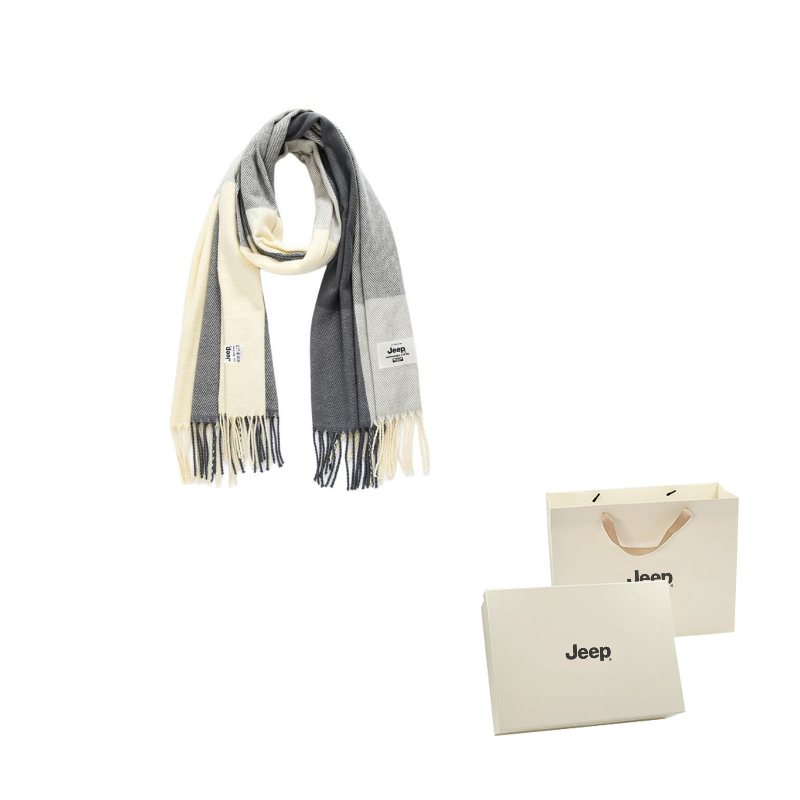 

Шарф из полиэстера Unisex Jeep, темно-серый