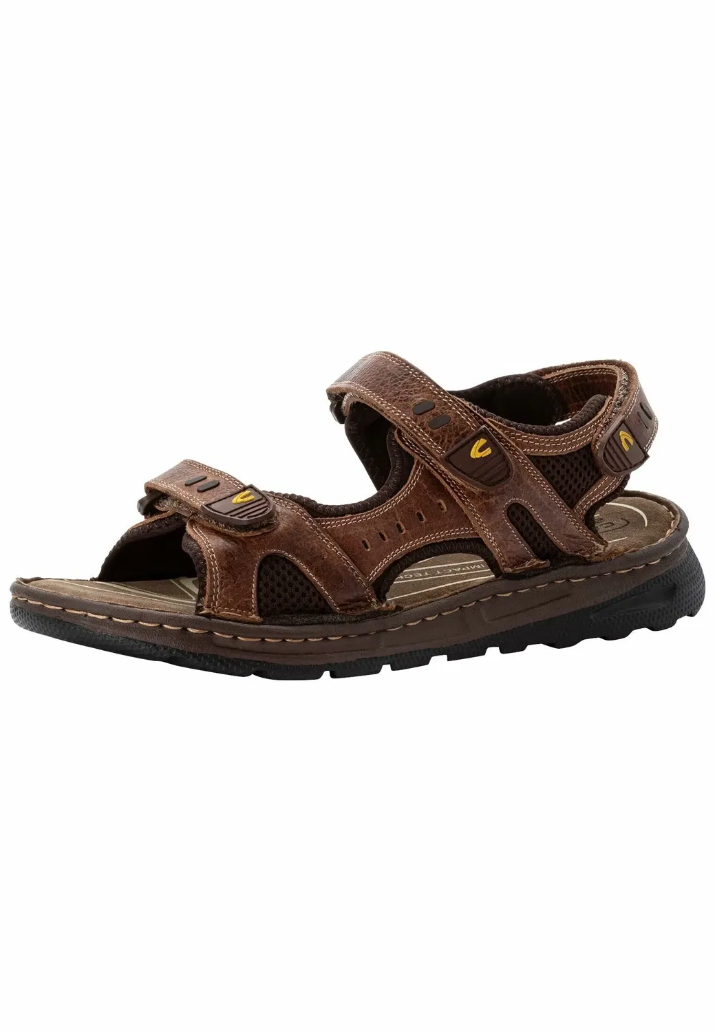 Сандалии из натуральной кожи, Camel Active, коричневый — фото 2