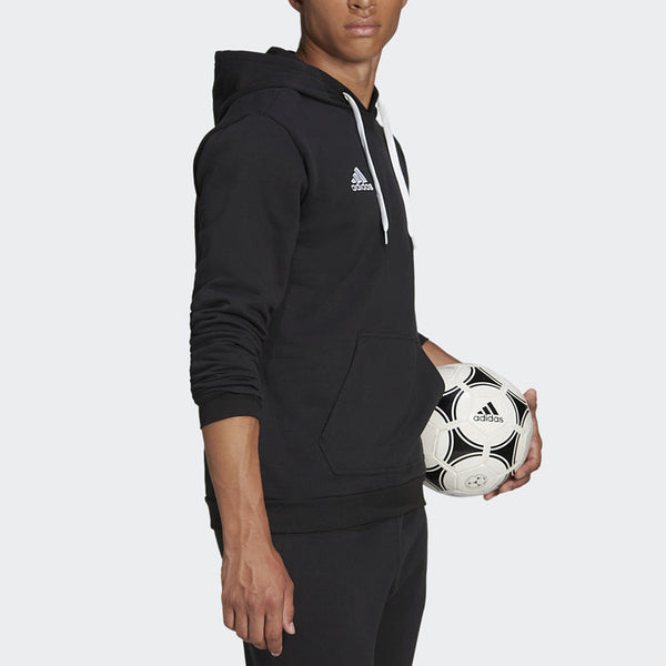 Толстовка solid color soccer/football sports pullover black Adidas, мультиколор — фото 4