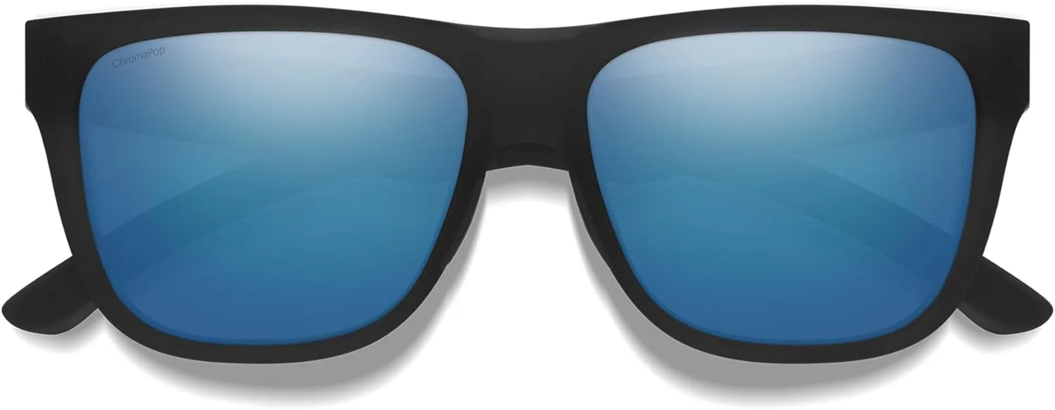 

Солнцезащитные очки SMITH Lowdown 2 с линзами Chromapop — поляризованные — для мужчин и женщин — матовые черные линзы ChromaPop, поляризованные, синие зеркальные