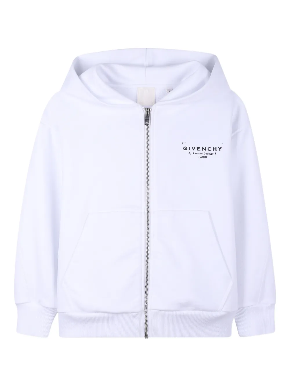 

Толстовка на молнии Givenchy Kids, белый