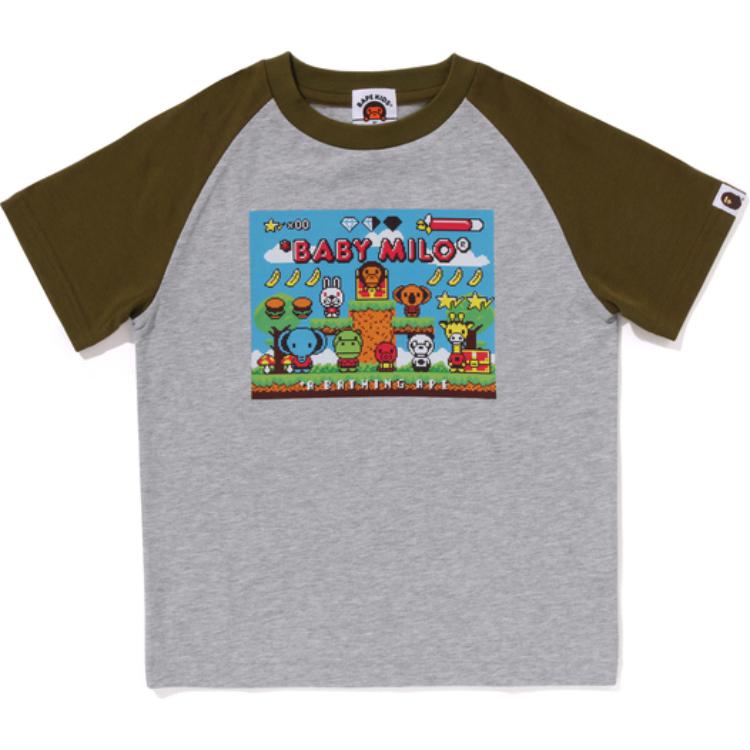 

Футболка для детей 3-7 лет A BATHING APE, серый