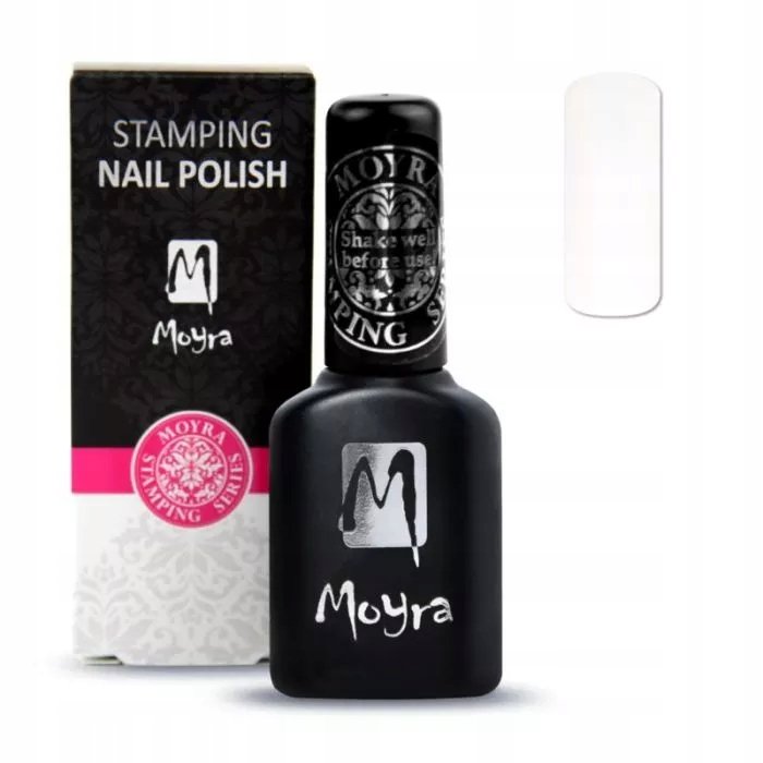 

Moyra Smart 02 Белый лак для стемпинга 12 мл