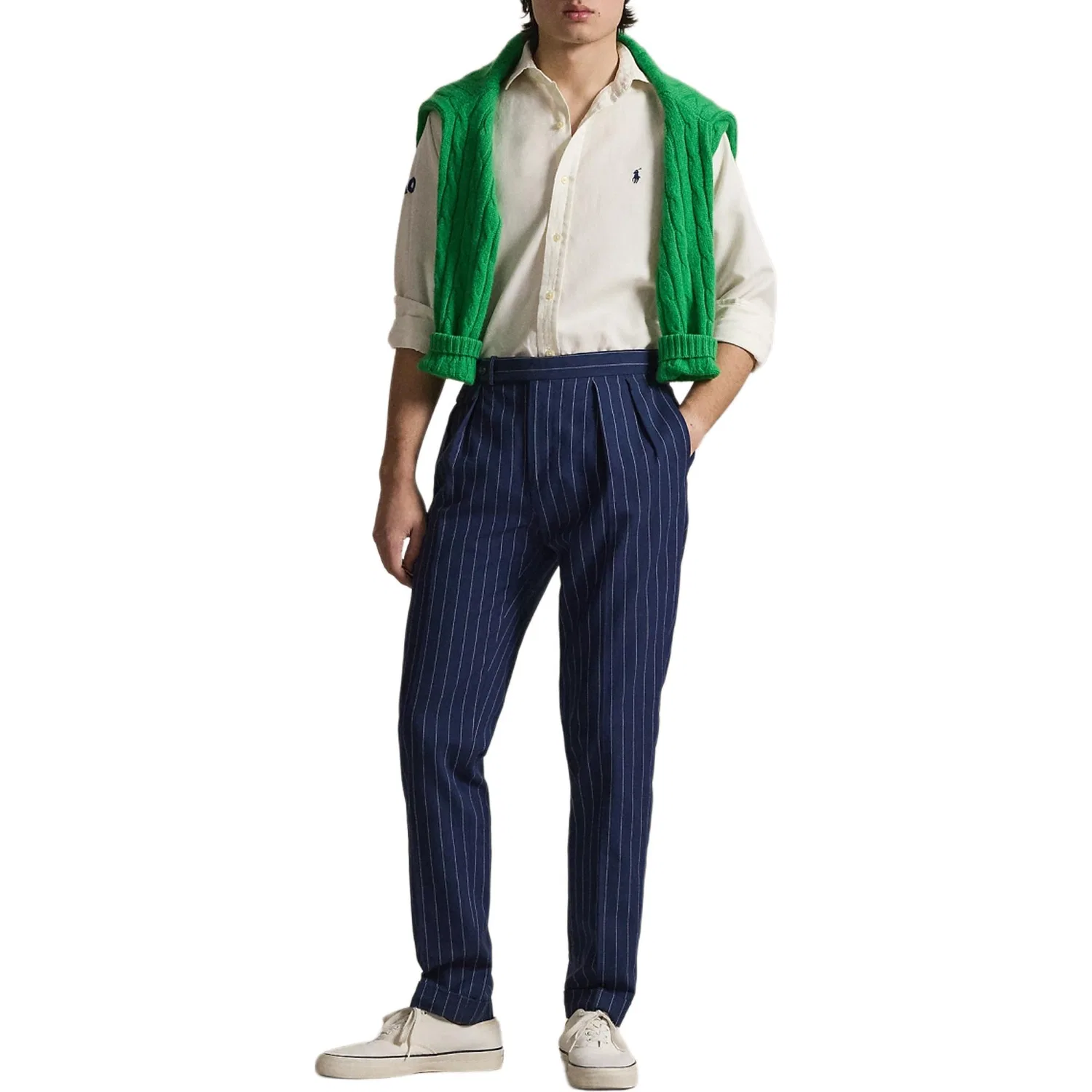 Рубашка классическая Polo Ralph Lauren белая — фото 3