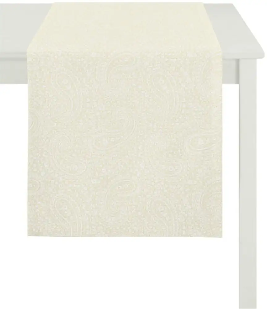 

APELT дорожка "7907, Plain Paisley, Jacquard", (1 шт.), с изящным узором пейсли 48х140 см, цвет natur