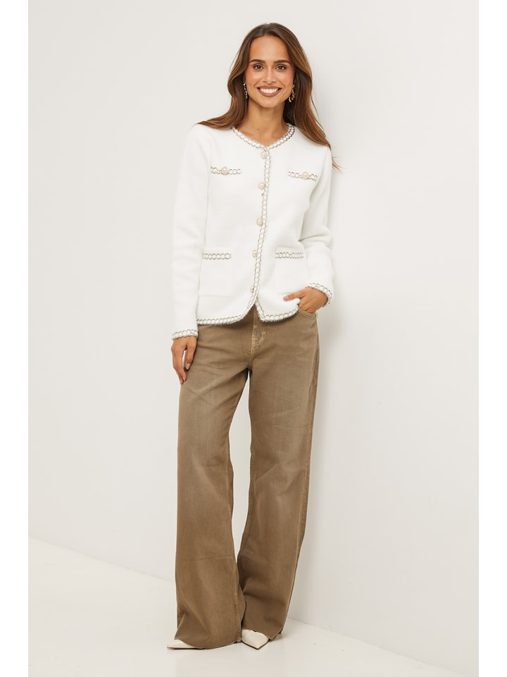 

переходная куртка белого цвета Soft Cashmere