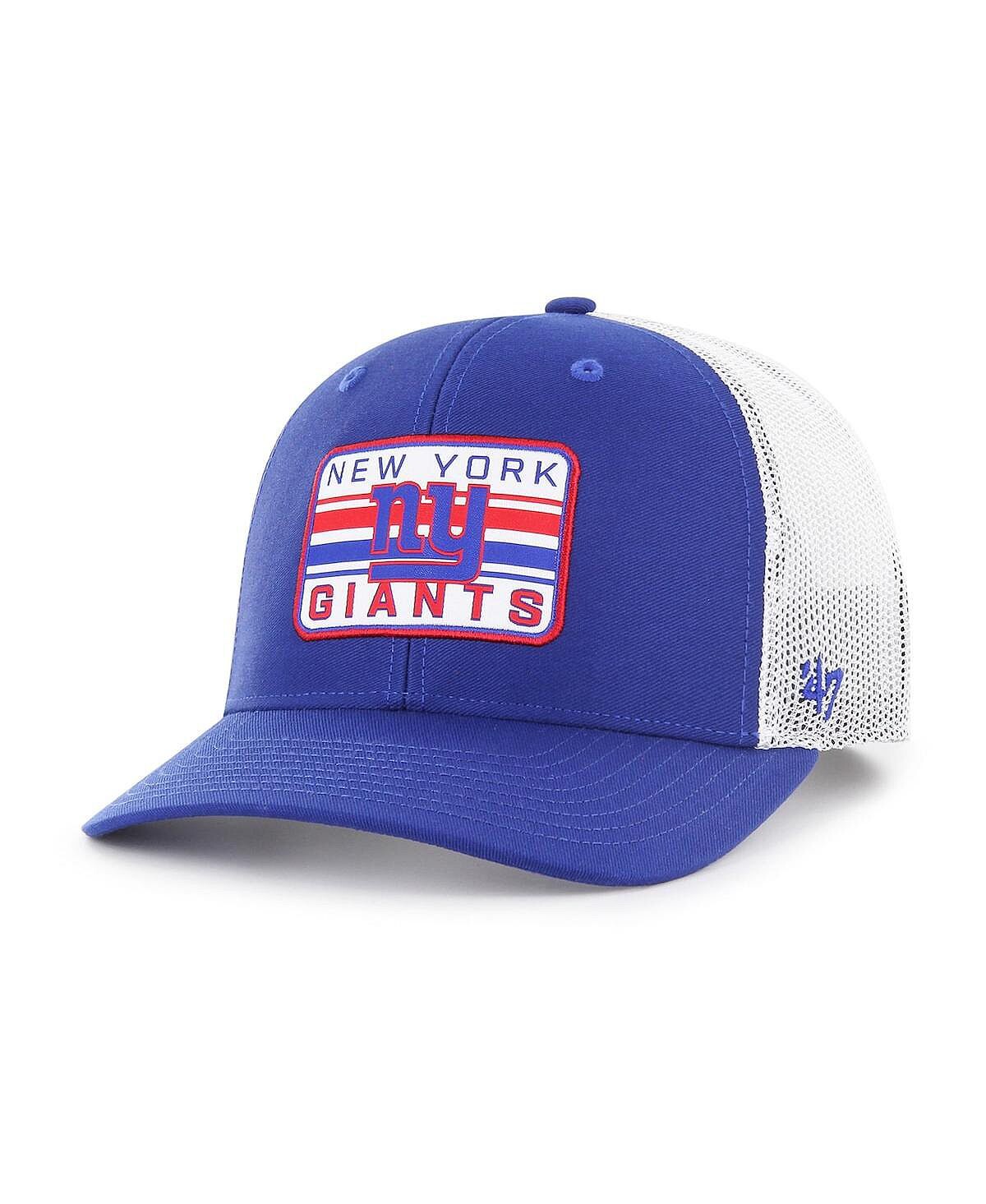 

Мужская регулируемая кепка дальнобойщика Royal, белая New York Giants Drifter '47 Brand