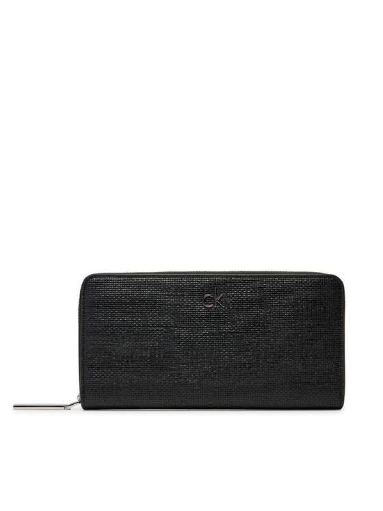 

Большой женский кошелек Ck Daily Large Zip Around_Tex K60K612960 Calvin Klein, черный