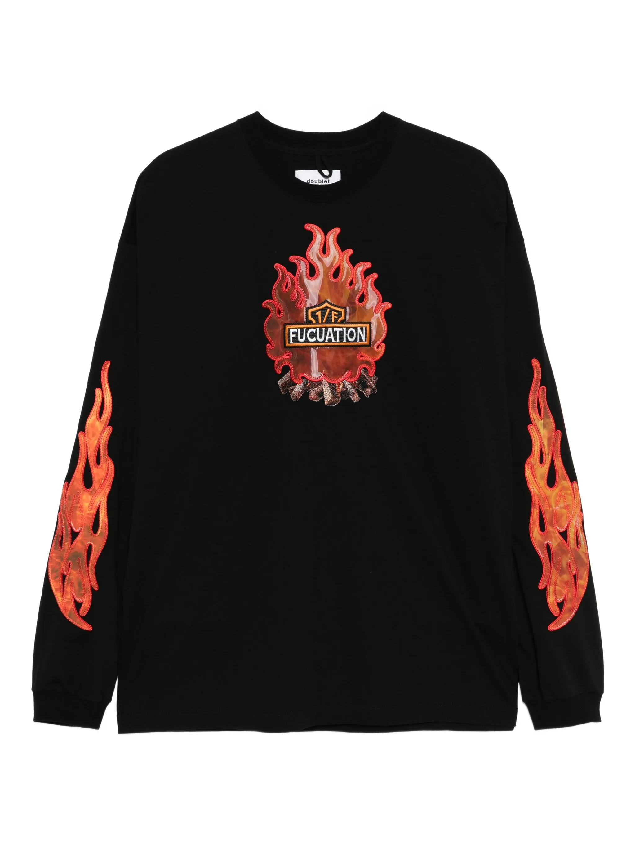 

Футболка с принтом 1/F Fucuation-lenticular Doublet, черный