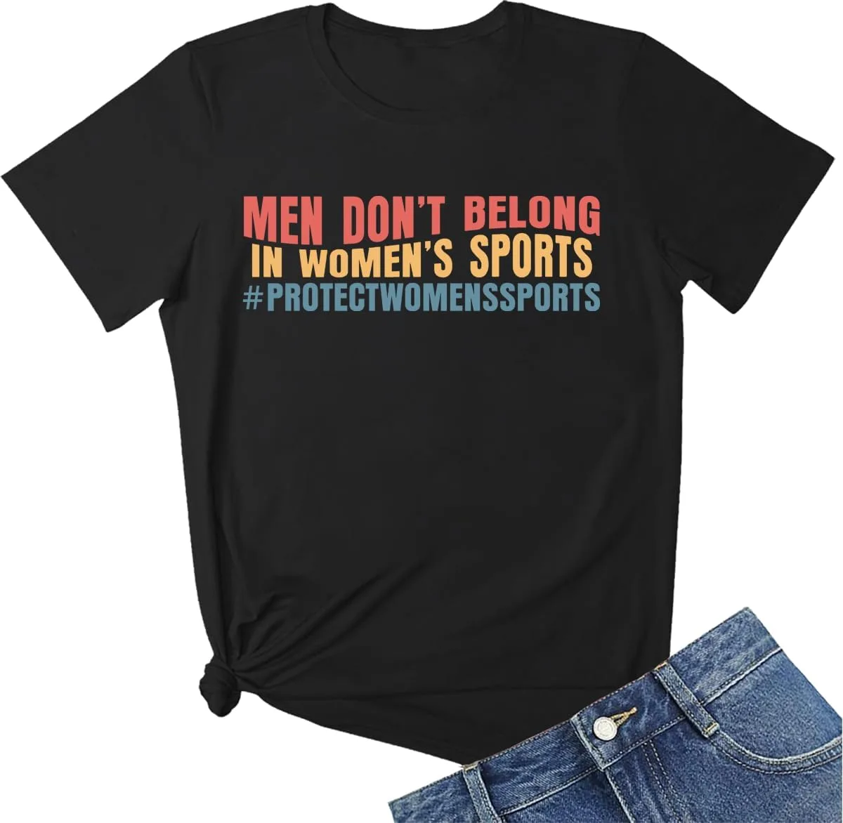 Футболка "Men Don't Belong in Women's Sports"