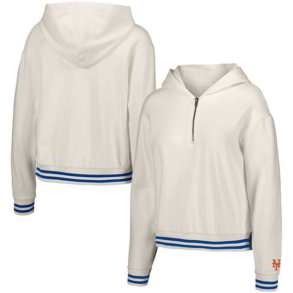 

Женская белая толстовка New York Mets Magnolia Tri-Blend с молнией на четверть Lusso, Белый, Женская белая толстовка New York Mets Magnolia Tri-Blend с молнией на четверть Lusso