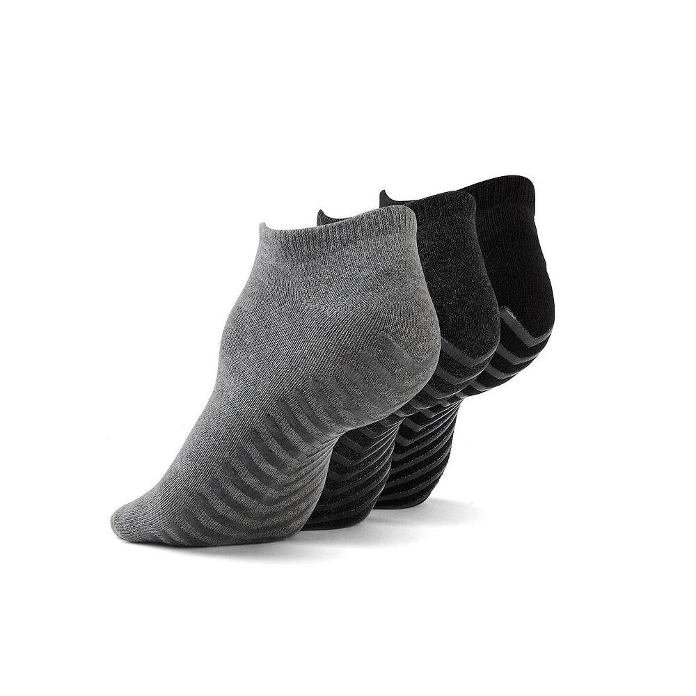 

Женские низкие носки Gripjoy с ручками (3 шт.), цвет Multi Greys