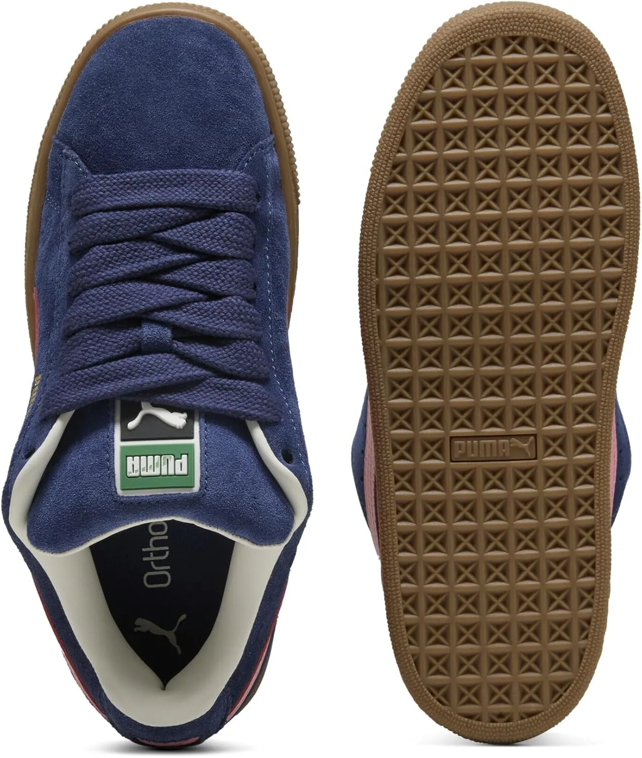 Кроссовки Puma Ca Pro Classic унисекс для взрослых, синий/бежевый — фото 4