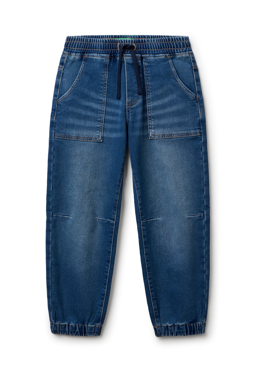 

Мешковатые джинсы JOGGERS United Colors of Benetton, синий