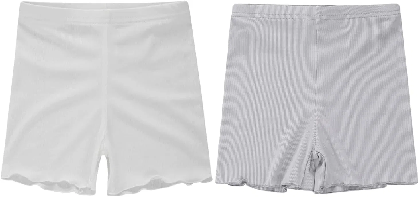 Детские шорты 2-pack iiniim, белый и серый — фото 3