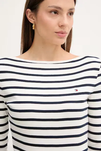 Лонгслив с длинным рукавом Tommy Hilfiger, синий — фото 4