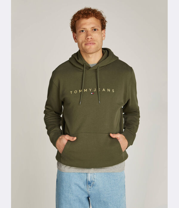 

Толстовка Tommy Jeans Regular Fit с логотипом, зеленый
