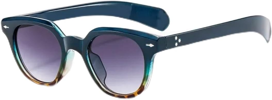 

Солнцезащитные очки с защитой UV400 | Овальные заклепки, зеленый леопардовый градиент | для женщин и мужчин, для занятий спортом на открытом воздухе и вождения DSVIGF, Blue Leopard