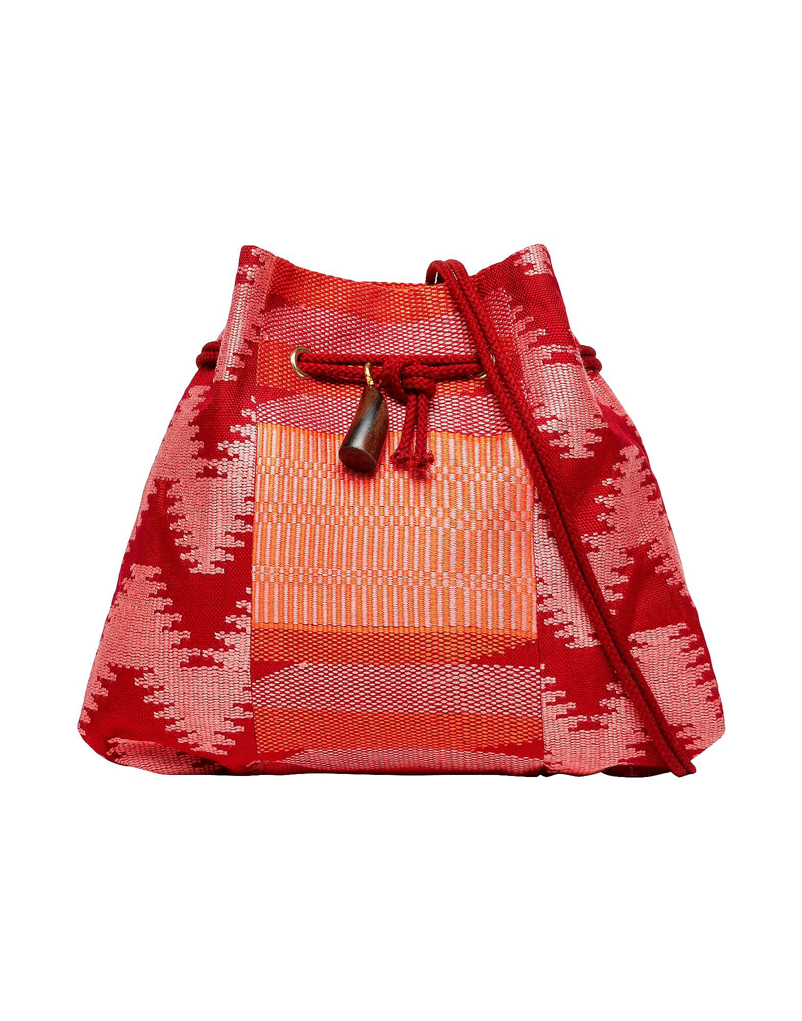 

Сумка через плечо Cotton Jacquard Crossbody Bag Kente Project, розовый