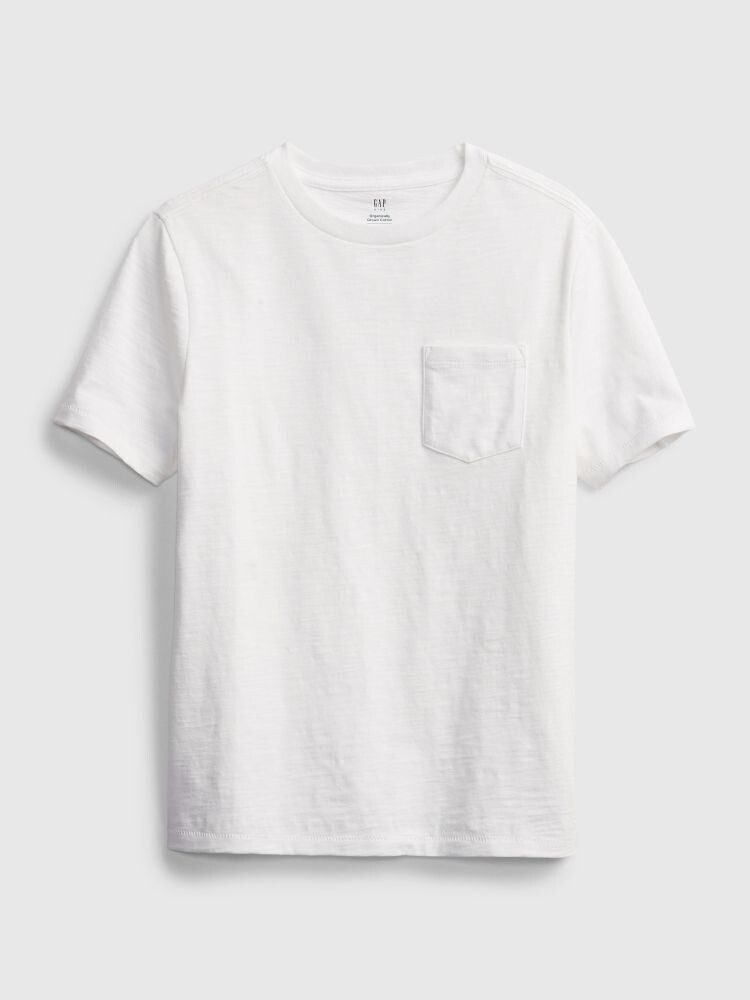 

Детская футболка из натурального хлопка. Gap, белый