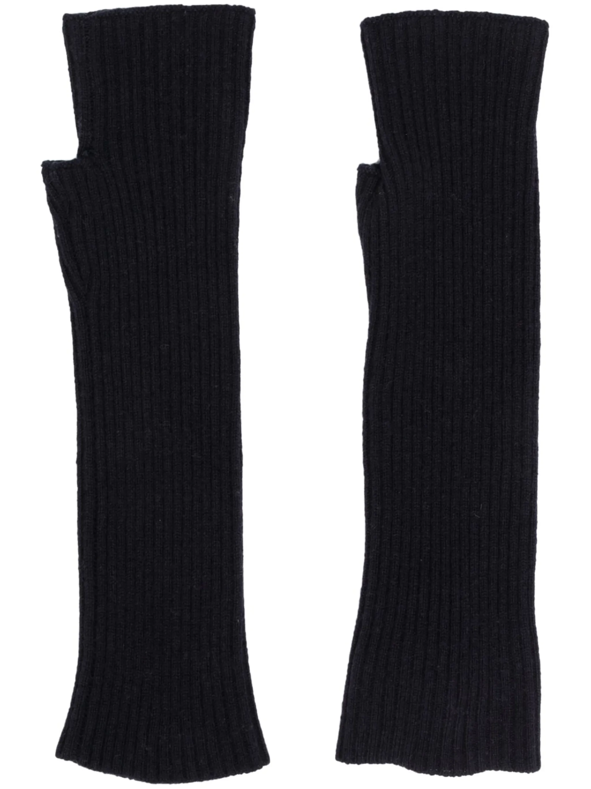 

Перчатки-митенки в рубчик Chinti & Parker, синий