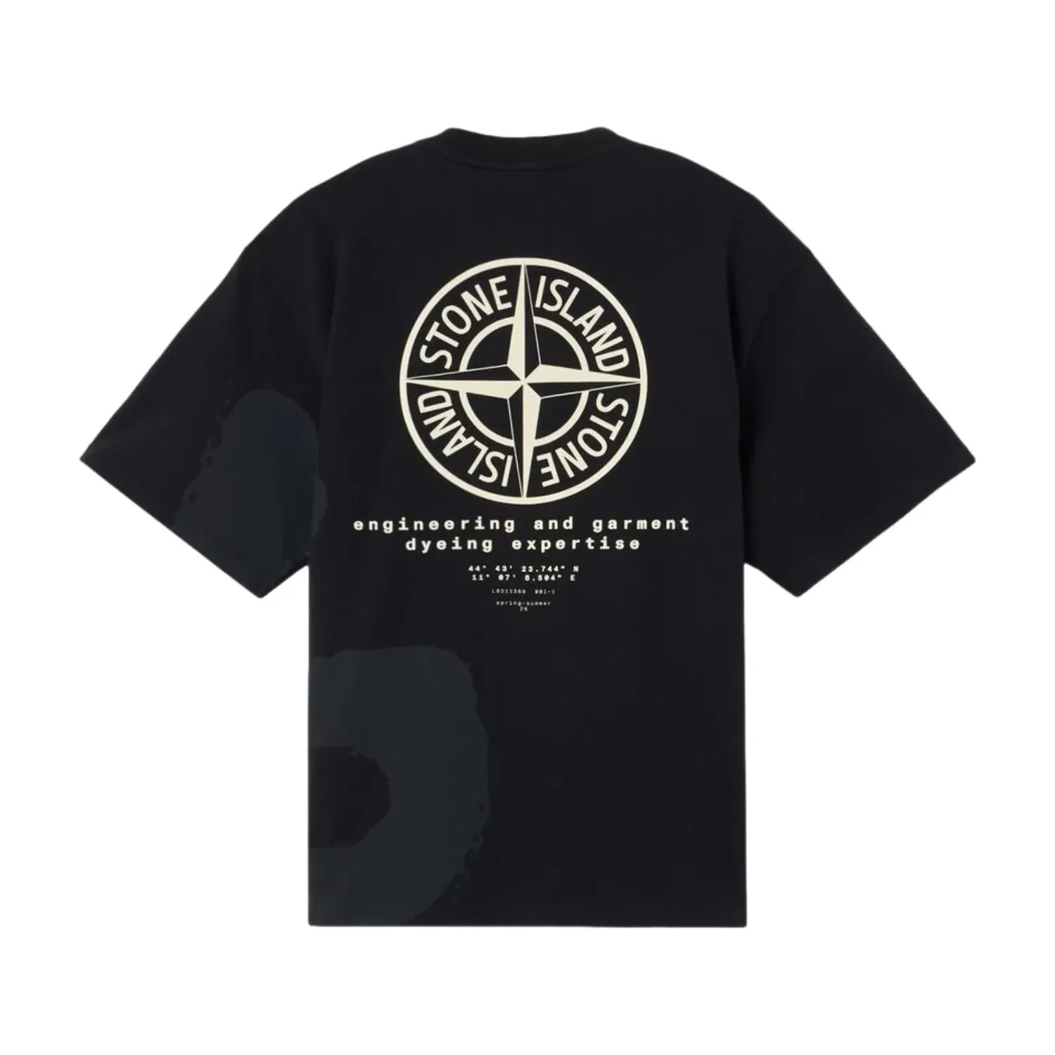 Футболка STONE ISLAND 2100002 Whirlwind Type, черная, L1S152100002S0365V0029 — фото 2