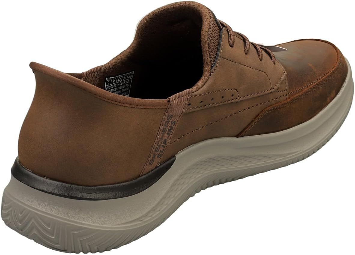 Мужские кроссовки Skechers Hasting - Rory, темно-коричневый — фото 2