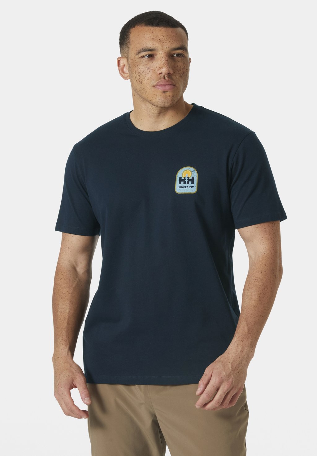 

Футболка с принтом MASSIF GRAPHIC Helly Hansen, темно-синий