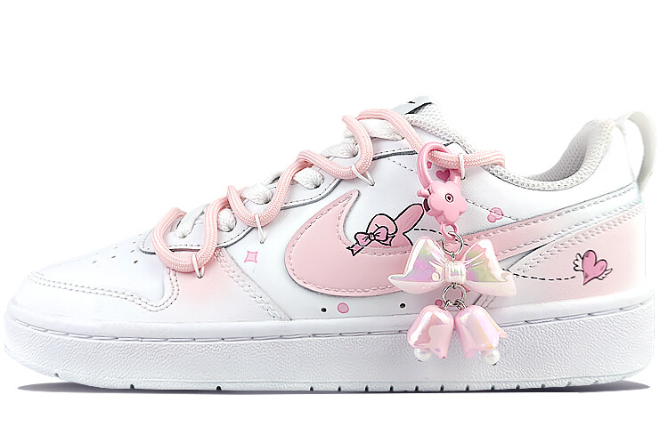 Кроссовки Nike Court Borough 2 Skateboard Shoes Women's Low-Top Pink