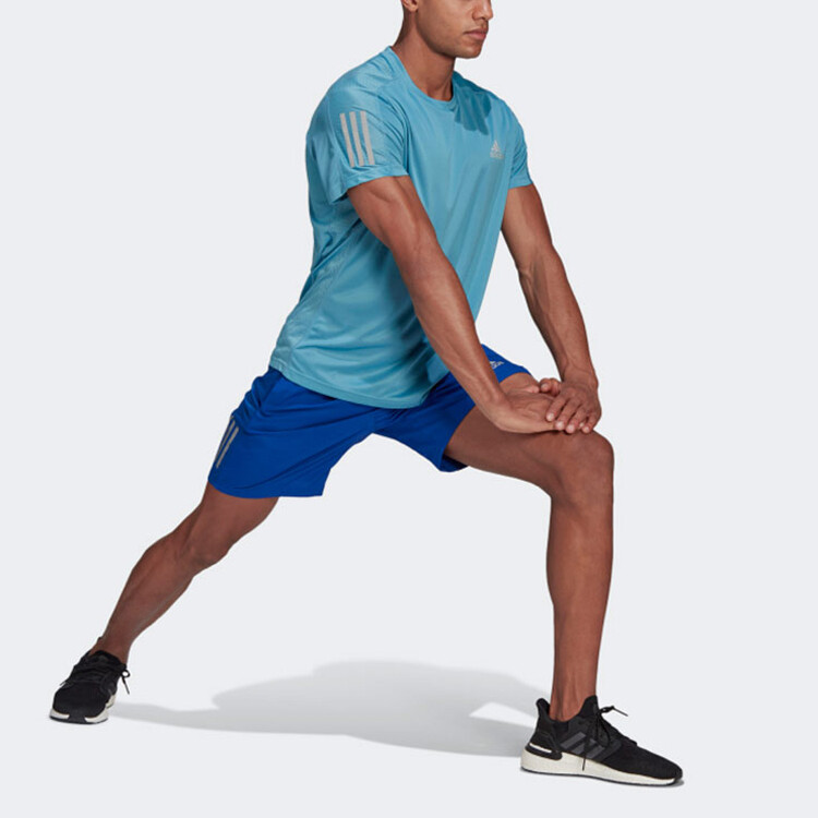 

Футболка мужская синяя Adidas, синий