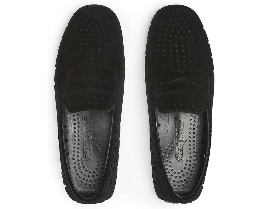 Лоферы Floafers Country Club Driver Faux Suede, цвет Black Vegan Suede — фото 2