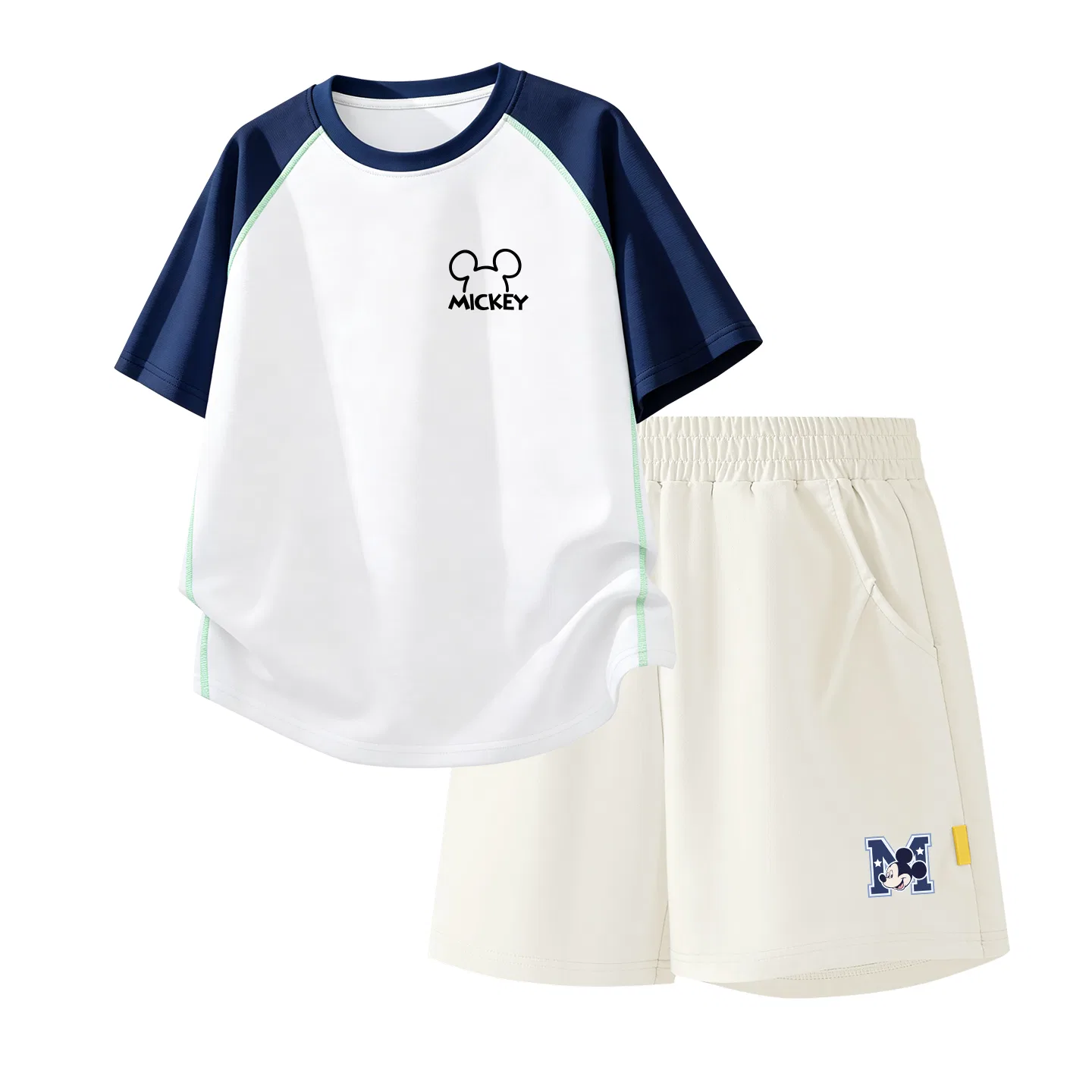Детский спортивный костюм Casual Sportswear 2 Piece Set Disney, Thick Board D Line K Hidden White+D Star Suit K_Cloud White Bottom Right