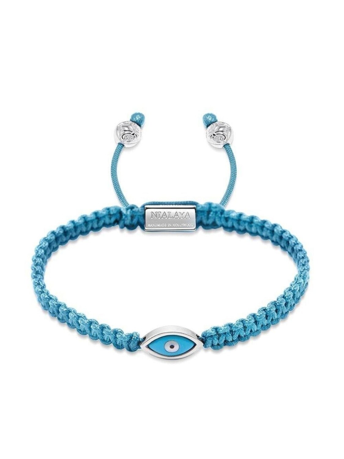

Плетеный браслет с подвеской Nialaya Jewelry, синий