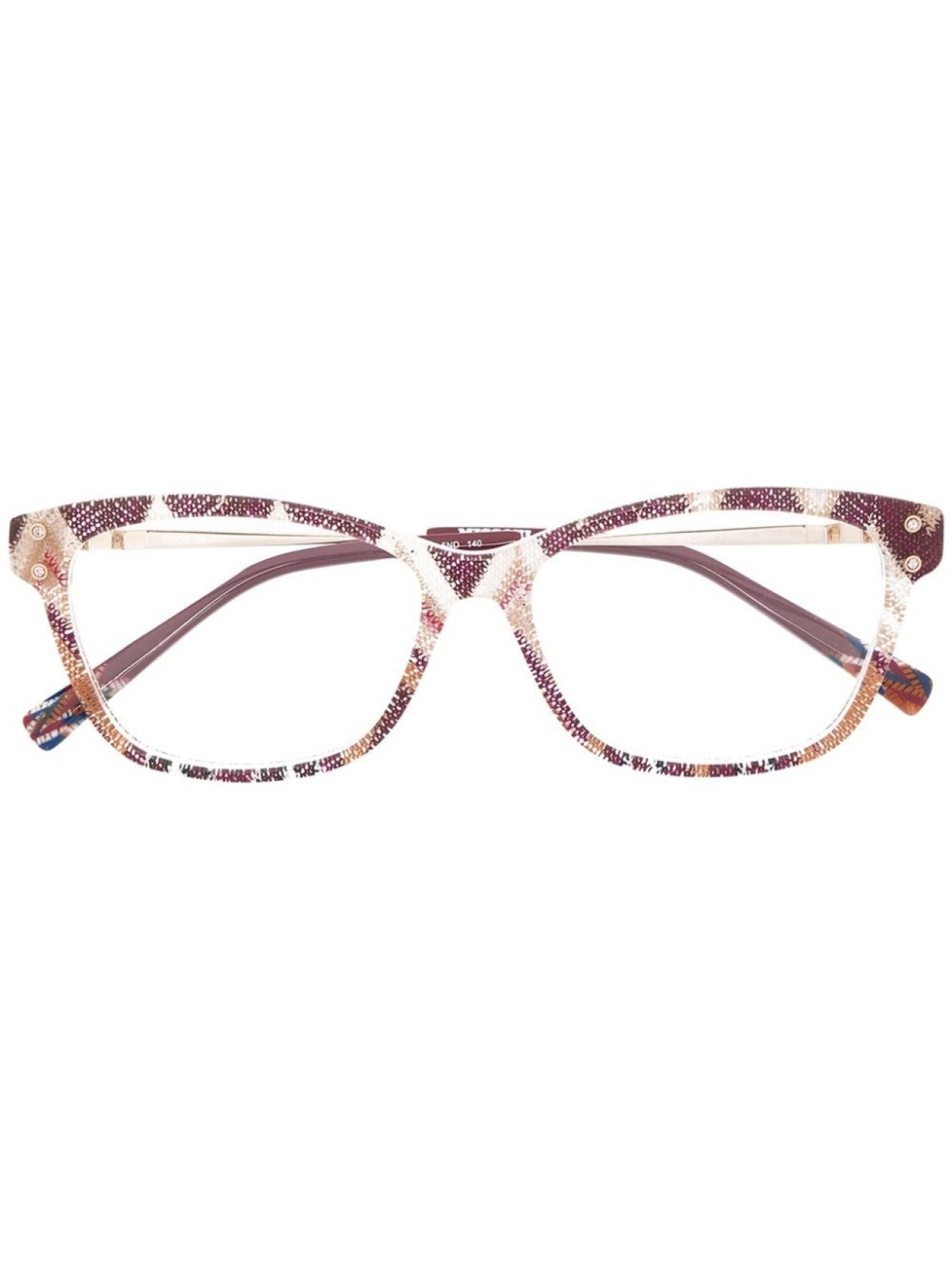 

Missoni очки в оправе с сетчатым узором, розовый