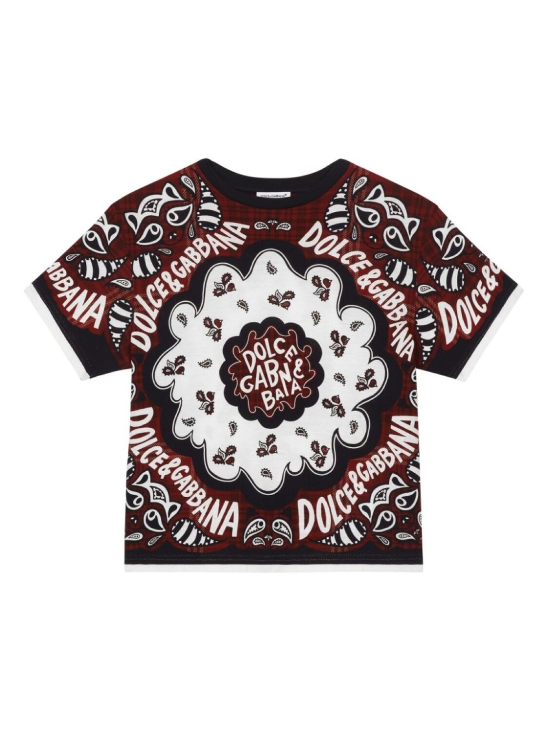 

Dolce & Gabbana Kids футболка с принтом, красный