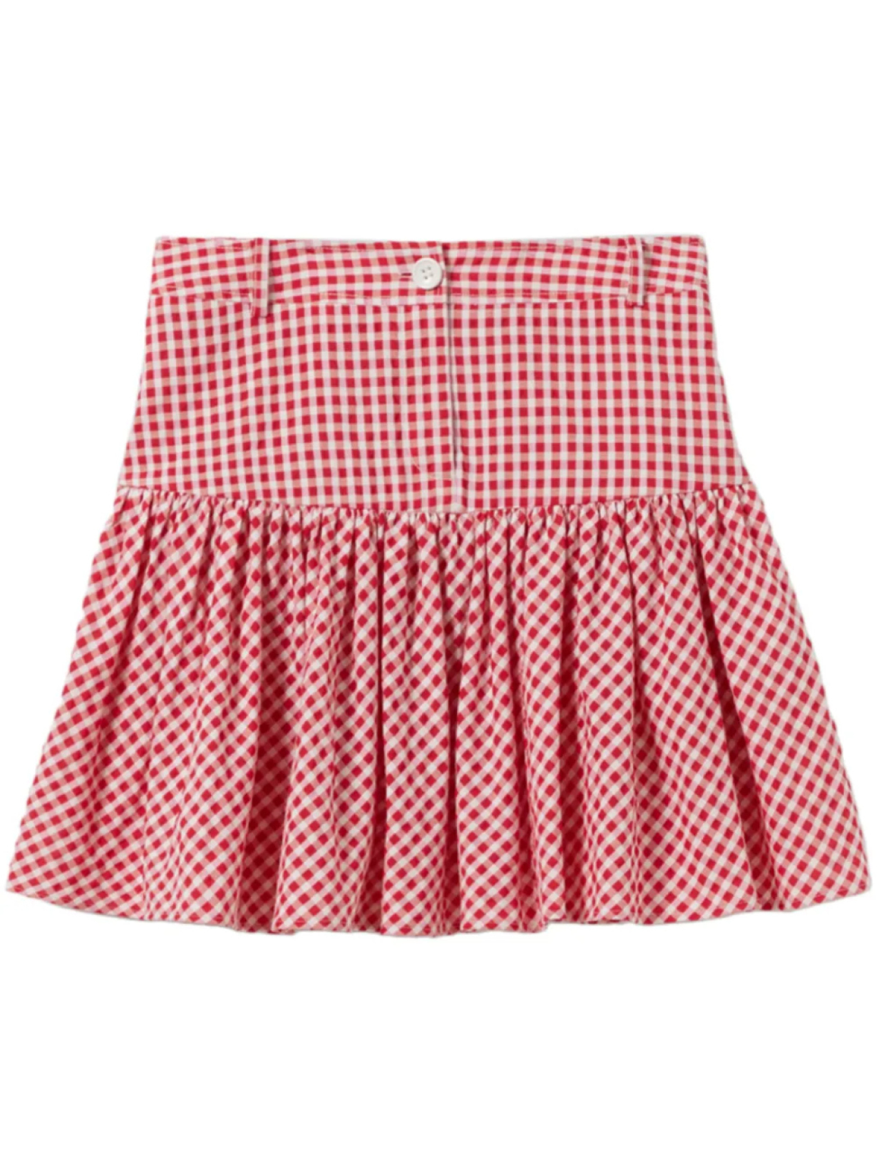 

Claudie Pierlot юбка мини в клетку гингем, красный