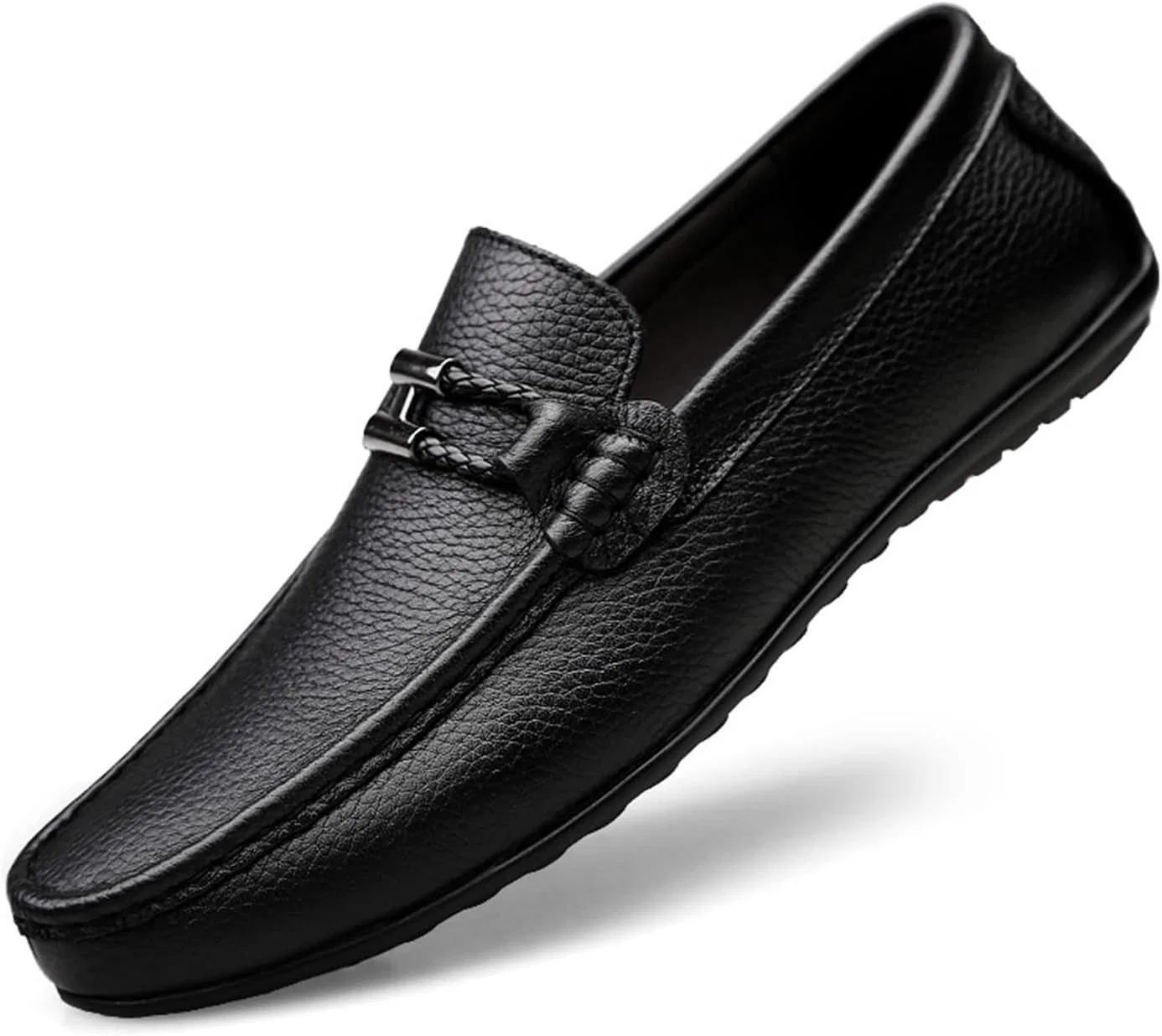 Туфли кожаные мужские, Black EXAMEEEU