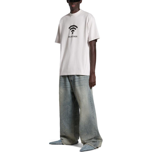 Футболка lo_ve t-shirt 'off white' Balenciaga, белый — фото 3