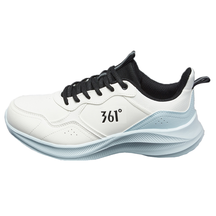 

Мужские кроссовки Casual Running низкие с амортизацией, противоскользящие и устойчивые к истиранию 361°, feather белый/moonstone синий