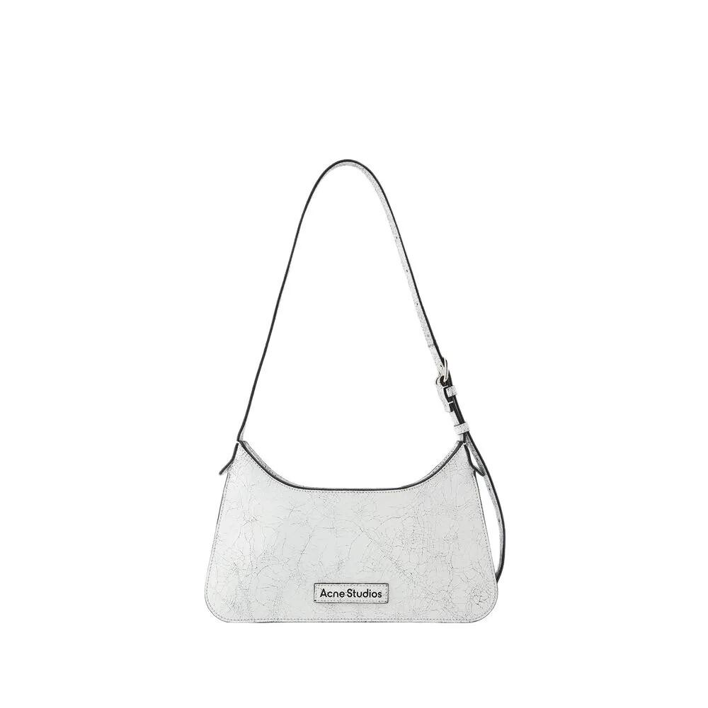 

Миниатюрная сумка хобо platt с кракле кожа Acne Studios, белый
