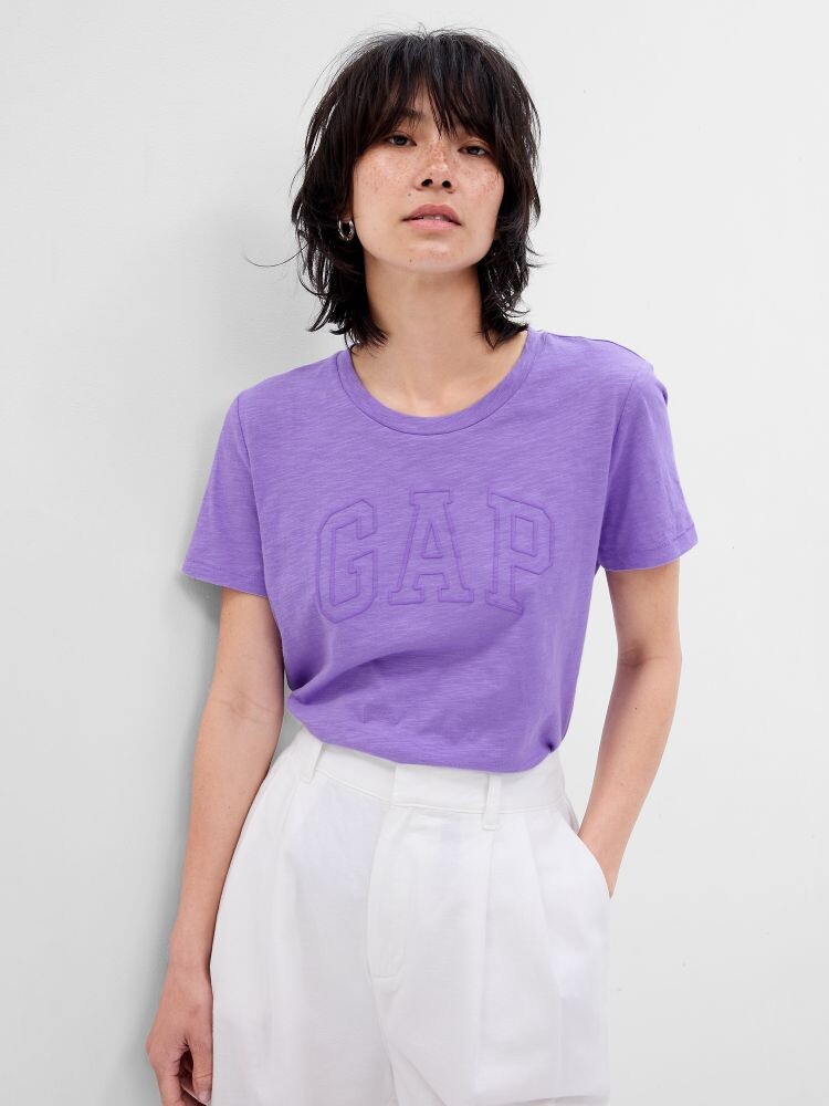

Футболка с логотипом Gap, фиолетовый