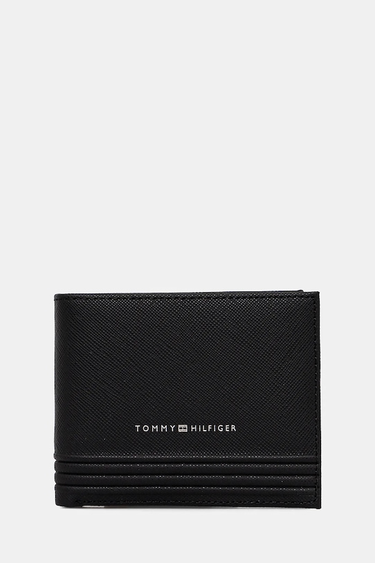 

Кожаный кошелек Tommy Hilfiger, черный