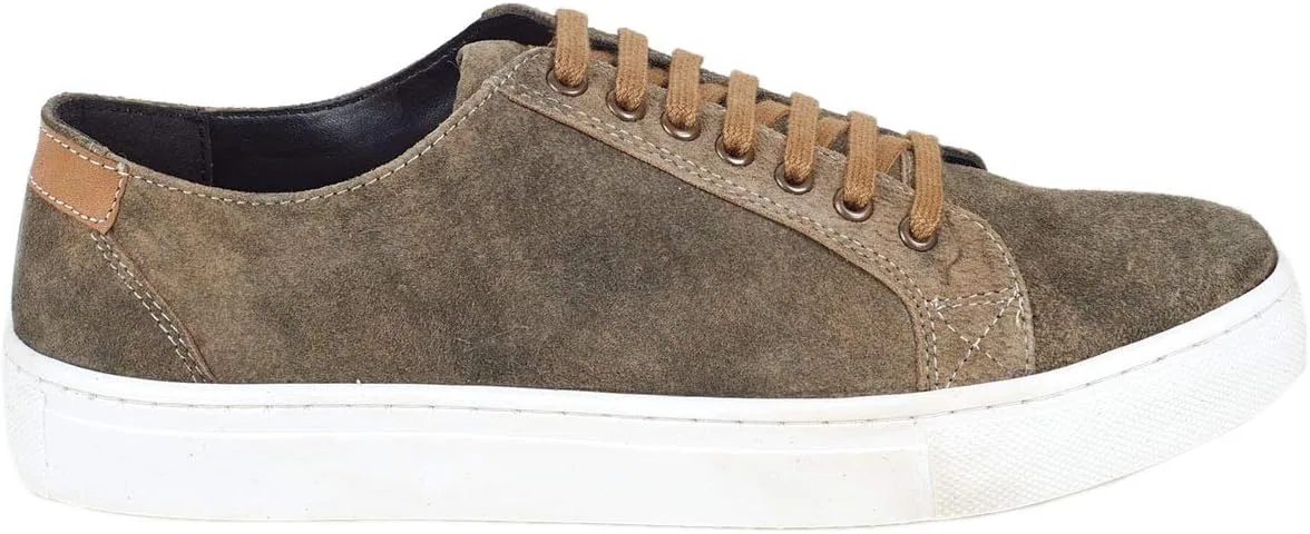 Мужские кроссовки Maddox Grannos Traditional Trainers Brown Sand-zv, классическая обувь коричневого цвета — фото 2