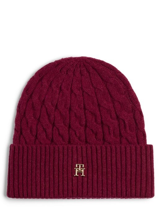 

Шапка с содержанием шерсти Tommy Hilfiger, бордовый