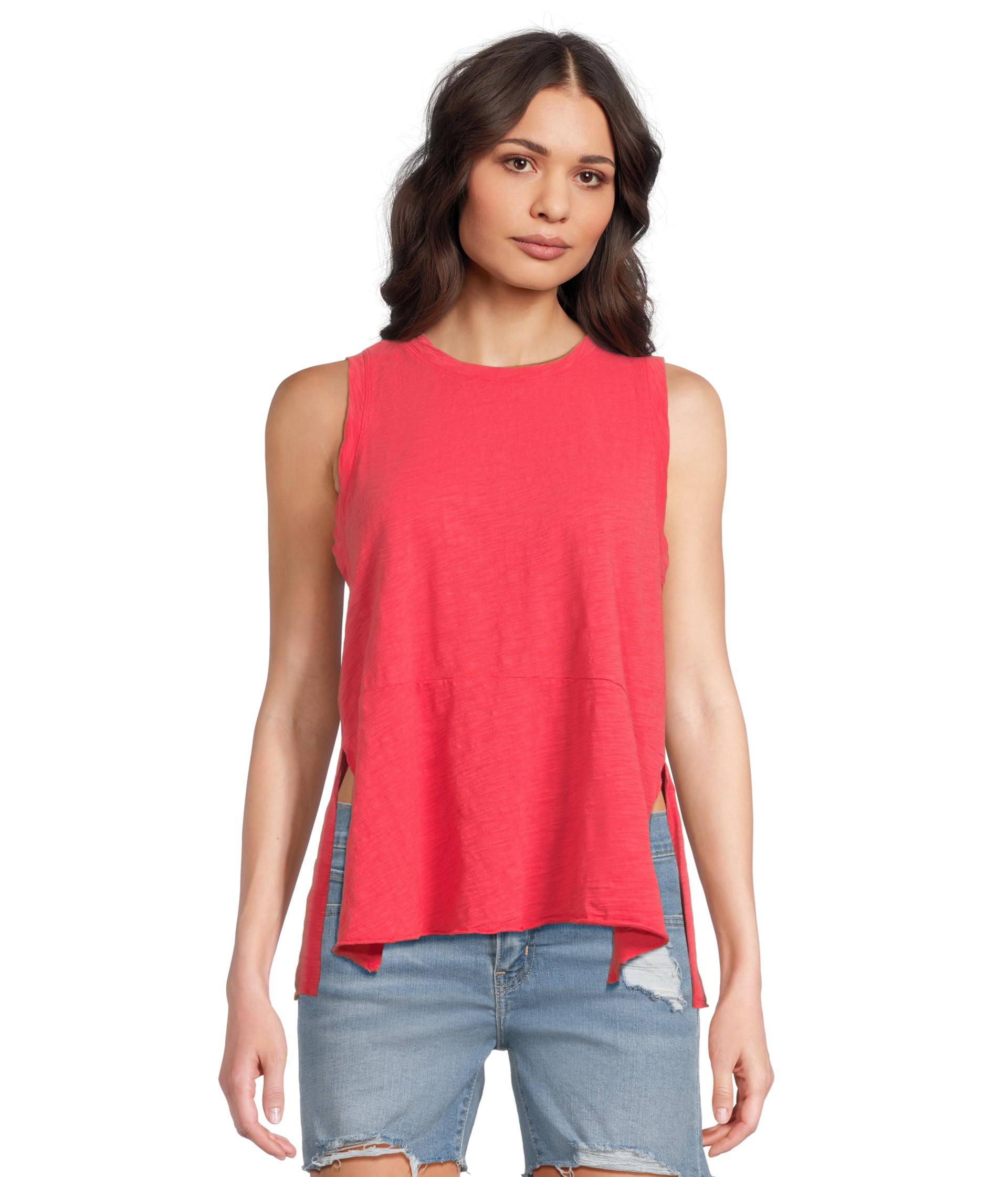 

Топ Mod-o-doc Peplum Tank, Glazed Cherry