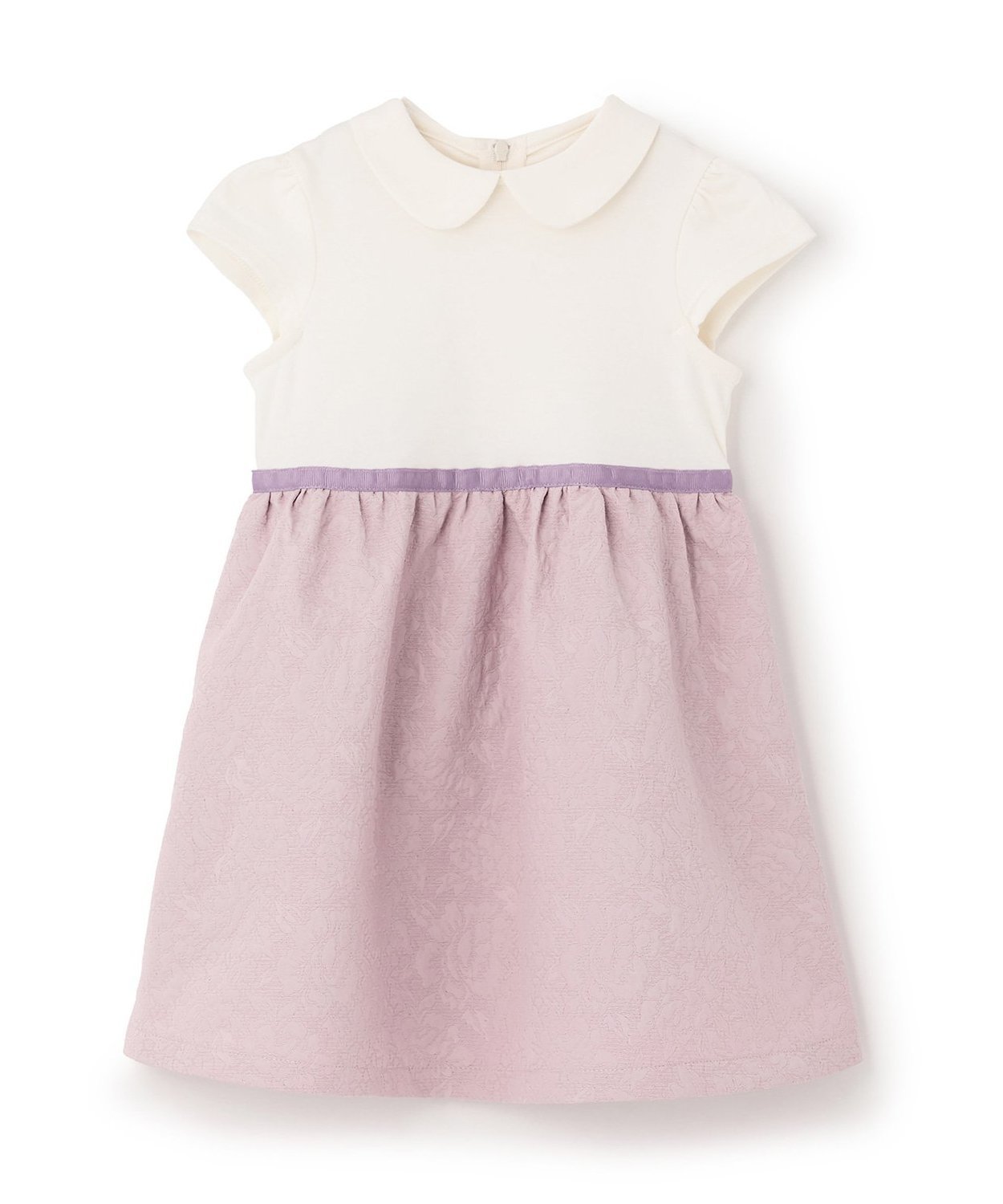 Жаккардовое платье для переодевания Petit main, Light Pink