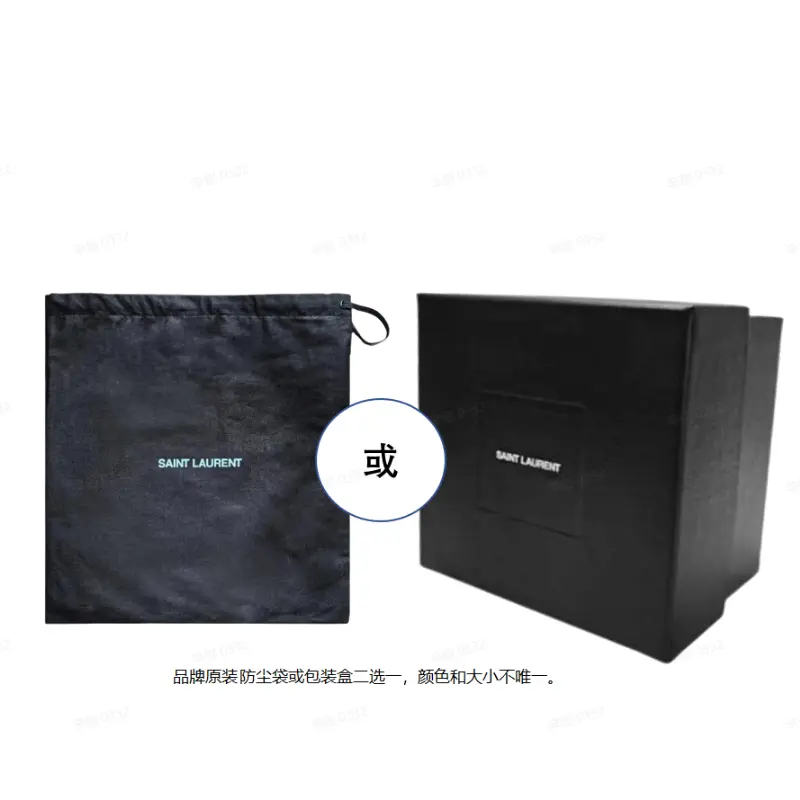 SAINT LAURENT Кожаный ремень из латуни унисекс черный ширина 2cm — фото 3
