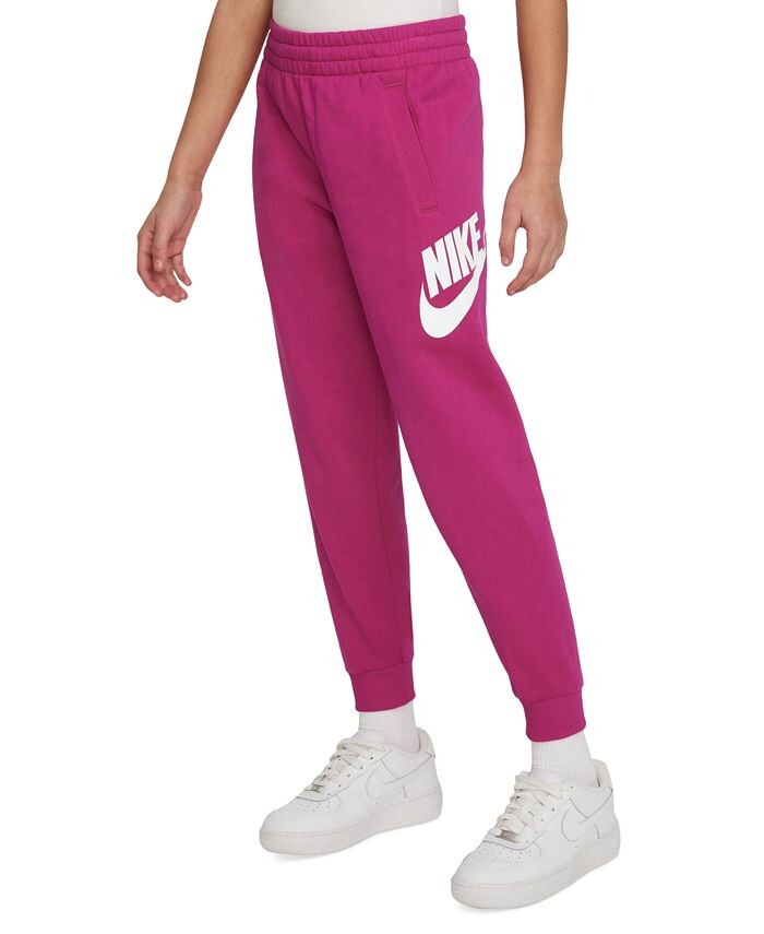 

Флисовые спортивные брюки Big Kids Club Nike, красный